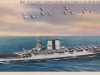 USS Saratoga (CV-3) WW2 postcard